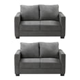 thumbnail image 1 of Sala 2-2 TRINITY Gales ( 2 piezas Love Seat ) Gris Shadow, 1 of 8