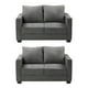 thumbnail image 1 of Sala 2-2 TRINITY Gales ( 2 piezas Love Seat ) Gris Shadow, 1 of 8