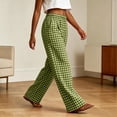 thumbnail image 5 of KPOPLK Barrel Pants for Women Hidden Elastic Quick Dry Cargo Pant Travel Crop Ankle Wide Leg Golf Trousers with Pockets Size XL,AG, 5 of 8