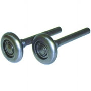 Garage door rollers - 2" Steel Wheels with 10 ball-bearings & 4" stem (2-pack)