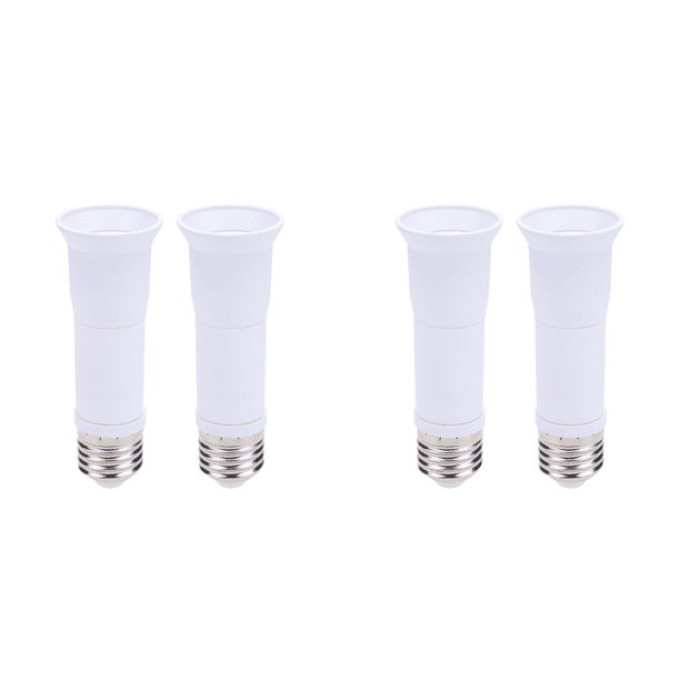 4 Uds E27 A Adaptador Extensión Bombilla Lámpara Enchufe Convertidor 60W