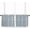 Striped, variant on Elegant Tulip Kitchen Curtain 2 Panels Tiers Curtains 24 Inch Length, Curtains Rod Pocket Curtains Window Drapes Treatment Window Cafe Curtains Modern Simple White Eucalyptus Blue Flower 55x24