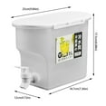 thumbnail image 2 of TEVEQ Fridge Beverage Dispenser - 3.5L Large Capacity Drink Dispenser for Lemonade, Juice, and Water, Ideal for Home, Parties, and Outdoor Activities, 2 of 8