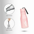 thumbnail image 3 of MILTON Super 500 Stainless Steel Water Bottle, 475 ml, Light Pink, 3 of 3