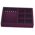 thumbnail image 4 of MERIGLARE Stackable Jewelry Display Tray Drawer Insert Organizer for Earrings Necklace Necklace Earrings Tray, 4 of 5