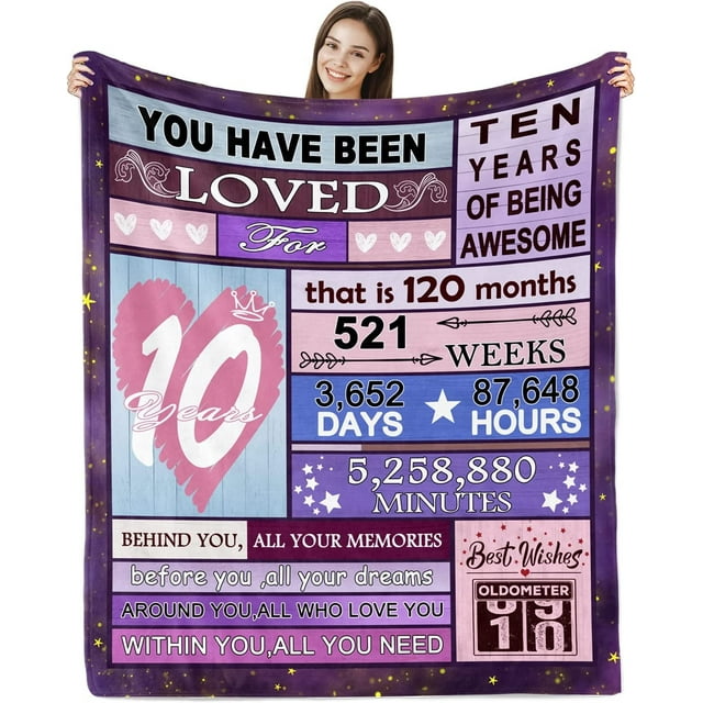 LHSHID Sweet 16 Gifts for Girls 16th Birthday Gifts for Girls Throw Blanket Birthday Gifts for 16 Year Old Girl 16th Birthday Gift Ideas Sweet 16 Birthday Decorations for Girl Teen 50x60in