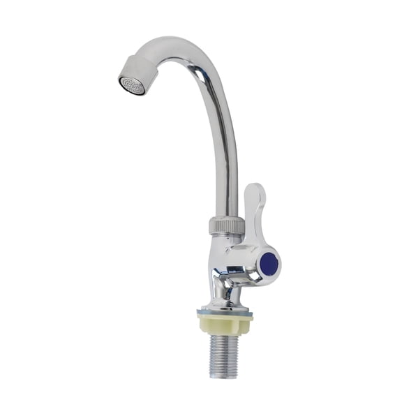 Kitchen Plastic Steel Faucet for Easy Use Single Cold Water Basin Style