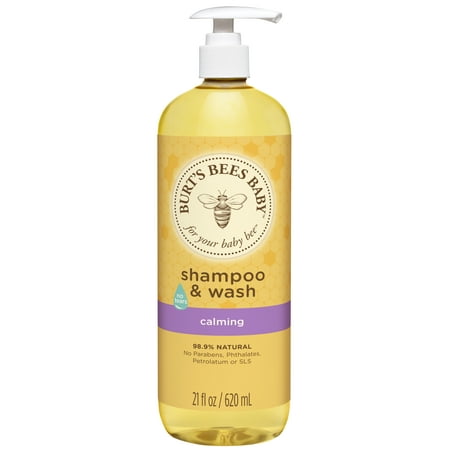 Burt's Bees Baby Shampoo & Wash, Calming Tear Free Baby Soap - 21 Ounce