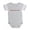 Heather Gray, variant on CafePress - Mass Rbw Txt - Cute Infant Baby Football Bodysuit