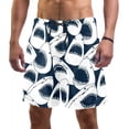 thumbnail image 1 of Shorts De Playa Con Estampado 3d De Tiburones, 1 of 4