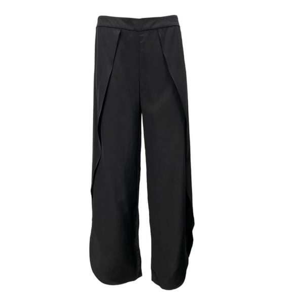 TOTEME Women's High Rise Wide Flared Trousers, Black, S