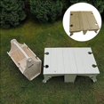 thumbnail image 4 of Mesa de Picnic Portátil DYNWAVEMX Estante Para Copas Plegable Madera, 4 of 8