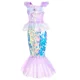 thumbnail image 2 of Vestido de princesa Ariel de La Sirenita de Disney para niñas, disfraz de lentejuelas, disfraz para niños, disfraz para Halloween, carnaval, fiesta de cumpleaños, ropa de 2 a 10 años, 2 of 5