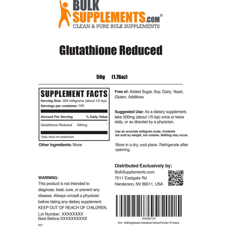 bulk glutathione powder Glutathione raw material main image 1