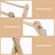 thumbnail image 3 of SWETRACE 1Ud Holder De Almacenamiento De Escritorio Beige Para Revistas Y Menús Con Soporte Estable, 3 of 7