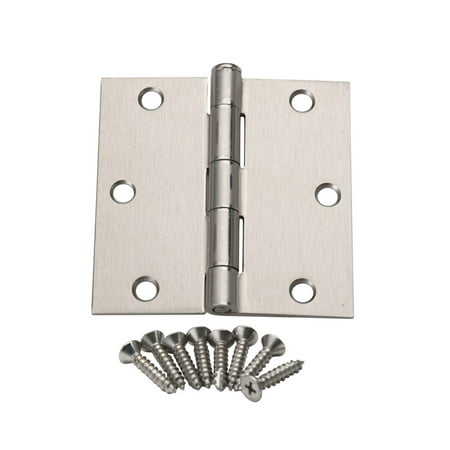 Satin Nickel Steel Door Hinge 3.5