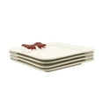 thumbnail image 4 of Holiday Time Ceramic 4 Pack Bow Appetizer Plates, 4 of 5