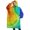 Colorful Tie Dye-1, variant on Oversized Wearable Blanket Hoodie,Colorful Rainbow Tie Dye Spiral Pattern Sherpa Blanket Hoodie with Super Pockets,Super Warm Fuzzy Pullover for Women & Men