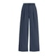 thumbnail image 5 of Amzcrzy Pantalones Vestir Mujer Color Liso S-2XL - Cintura Alta Elástica, Pliegues Frontales, Sin Cremallera, Bolsillos, Para Trabajo Azul, 5 of 5