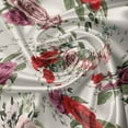 thumbnail image 5 of Ambesonne Summer Valance Pack of 2, Romantic Flowers Leaves, 54"X12", Forest Green Lilac, 5 of 5
