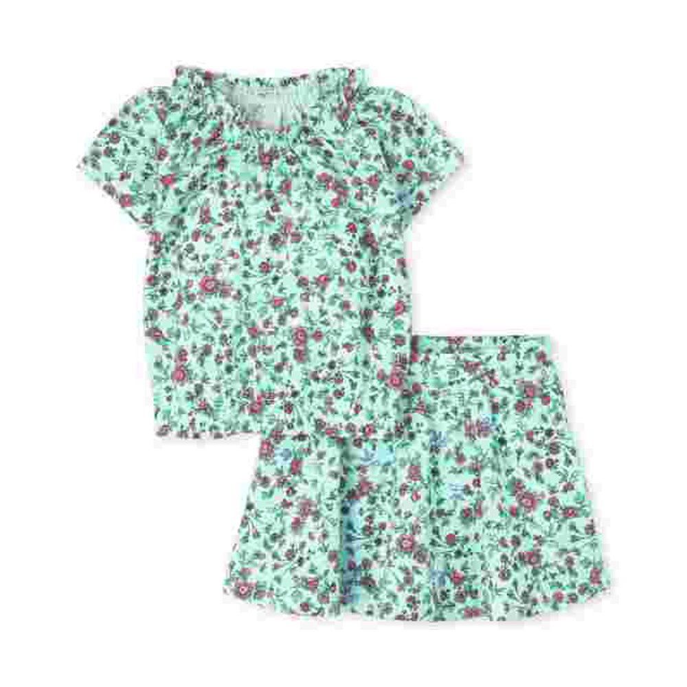 The Children's Place The Children's Place Toddler Girl Floral Smocked