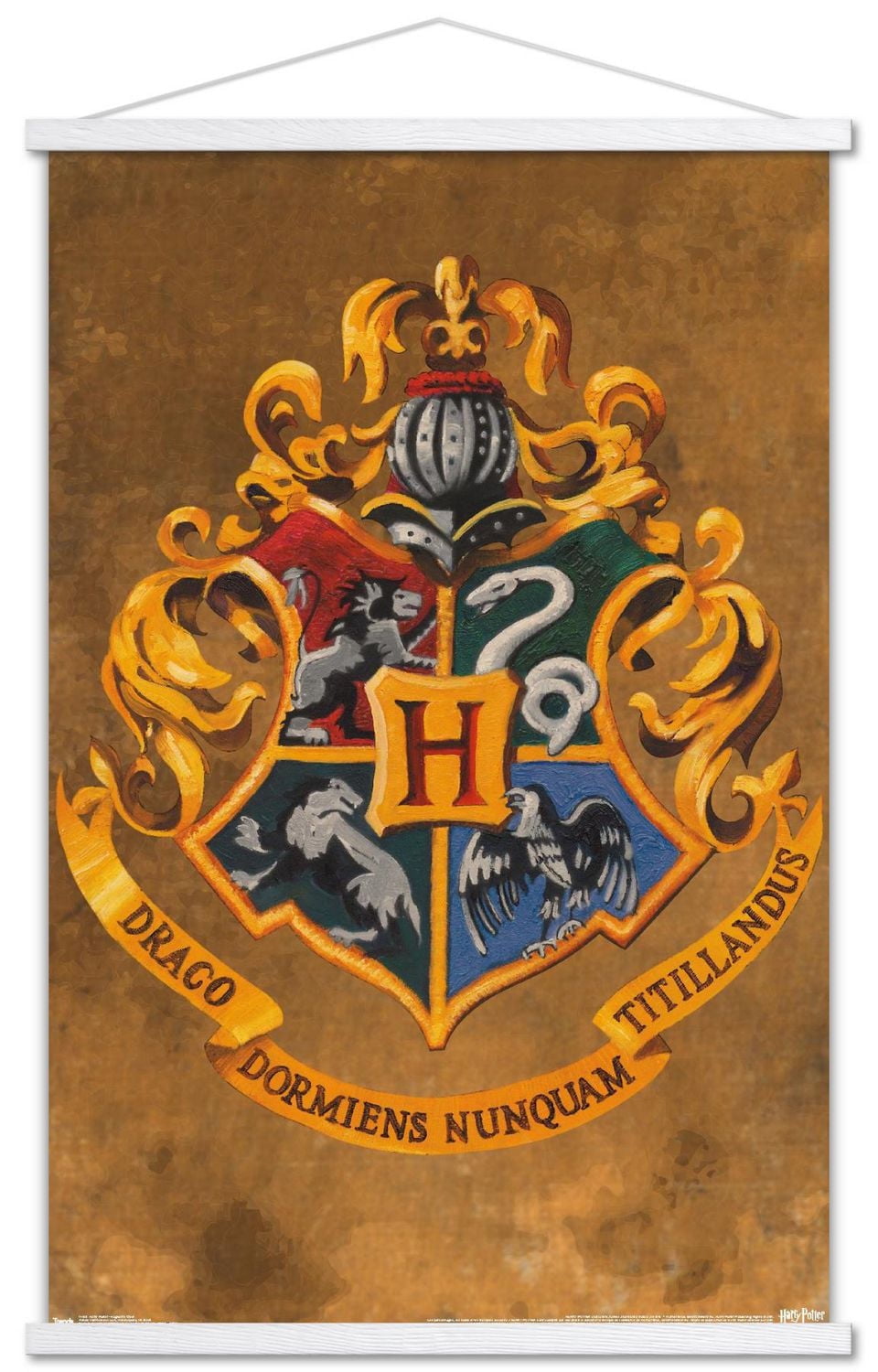 The Wizarding World: Harry Potter - Hogwarts Crest Wall Poster