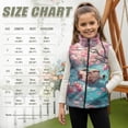 thumbnail image 7 of Pzuqiu Otter Kids Zip Up Vest Size 3 Toddler Girl Clothes Stretchy Comfortable Winter Lightweight Sleeveless Fleece Jacket with Pocket Wind Proof for Outdoor Activities, 7 of 7