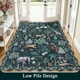 thumbnail image 7 of MJIAexp Jungle Animal Print 6x9 Area Rugs for Living Room, Green Soft Washable Rugs for Bedroom Ultra-Thin Non-Slip Modern Rug, Stain Resistant Rug Carpet for Dining Room, 7 of 7