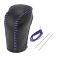 thumbnail image 1 of Cubierta de pomo de cambio de marchas Unique Bargains, protector de manija de cambio para Honda Inspire, cuero sintético azul, 1 of 6