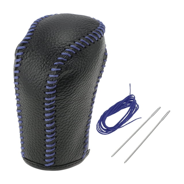 Cubierta de pomo de cambio de marchas Unique Bargains, protector de manija de cambio para Honda Inspire, cuero sintético azul