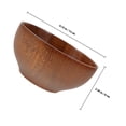 thumbnail image 4 of QUMIIRITY Wood Serving Bowl Coffee Wooden Bowl Multi functional 1Pack, 4 of 5