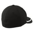 thumbnail image 2 of Sport Tek Adult Unisex Regular Colorblock Cap Black/White Large/X-Large, 2 of 3