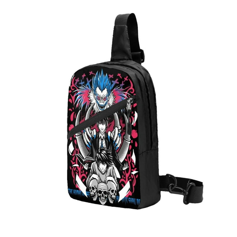 Death Note Ryuk Sling Crossbody Backpack Shoulder Bag Chest Bag