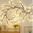 thumbnail image 3 of LED branch and rattan lights decorate living rooms, bedrooms, wall stickers, atmosphere lights, Christmas sky stars, and colorful lights, 3 of 7