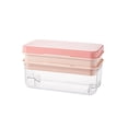 thumbnail image 1 of Inteprter Molde para cubitos de hielo, lavable, reutilizable, Color sólido, 32 rejillas, barra de cocina, Club, cubitos de hielo, bandeja de Mostrada Rosa 2 Capas, 1 of 6