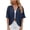 Navy-A, variant on Penkiiy Womens Casual Lightweight Cardigans Open Front Short Sleeve Cardigan Summer Cover Up XL White