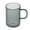 Gray, variant on Forma Professional 7 oz Gray Glass Coffee Mug - Borosilicate, with Handle - 2 1/2" x 2 1/2" x 3 1/2" - 12 count box