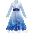 thumbnail image 1 of HAWEE Elsa 2 Dress Up Costume Set Snow Queen Suits (3Pcs) for Halloween Cosplay Party, 1 of 4