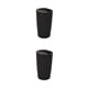 thumbnail image 1 of Bearachild Taza de café de trigo, taza de té de la leche de agua de estilo Simple con tapa, tazas de coche, boca ancha, bebida de refrigeración Negro 2Conjunto, 1 of 6