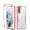 Pink, variant on Designed for Samsung Galaxy S21 Plus Case Full-Body Bumper Case Cover Built in Screen Protector Shockproof Transparent Back 360 Full Body Protective Case for Samsung Galaxy S21 Plus, Red