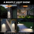 thumbnail image 3 of Focos solares LEREKAM, 40 LED, IP65, impermeables, paquete de 10, 3 of 7