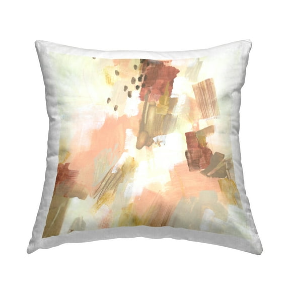 Stupell Industries Boho Speckled Abstract Decorative Printed Throw Pillow Design by June Erica Vess .