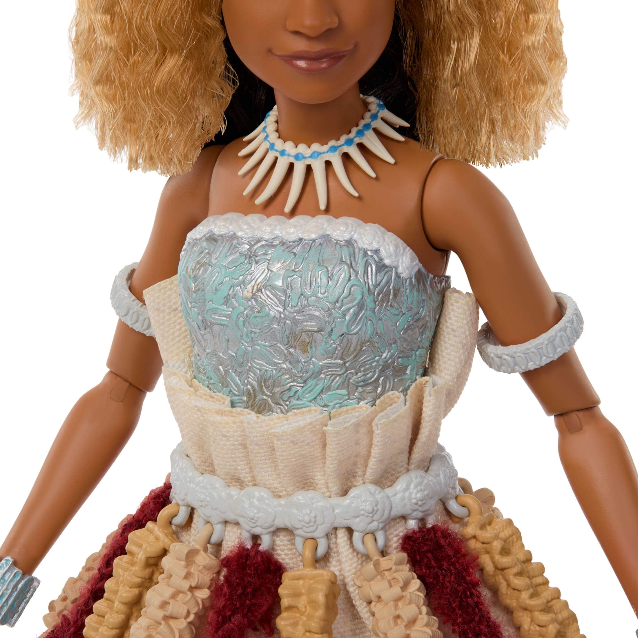 Disney Collector Moana Collectible Fashion Doll in Live-Action Ceremonial Look with Shell Accessory