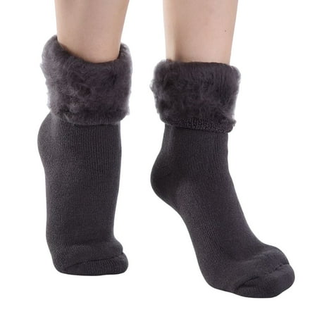 

Women s Slipper Socks Long Socks Plush Thickened Cotton for Christmas Birthday Gift Sky Blue