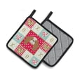 thumbnail image 2 of Blenheim Cavalier King Charles Spaniel Love Pair of Pot Holders, 2 of 4