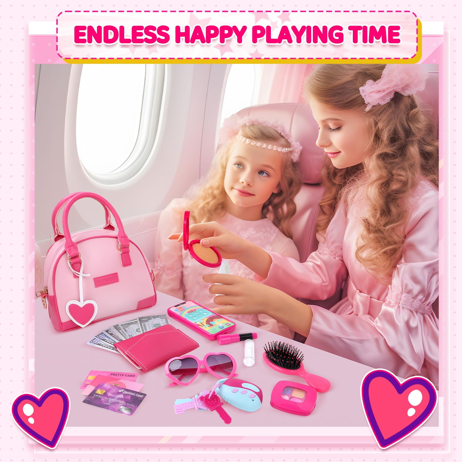 Little girls play purse sale