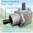 thumbnail image 2 of Gearbox 390024 Right Angle Compatible with Grasshopper Front Mount Mower .875 CCW Fits 44-, 48-, 52- and 61-inch Decks Gearbox, 2 of 7