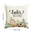 thumbnail image 4 of Tarmeek Easter Pillow Covers 18x18, Pillow Covers Easter Decor Cushion Case, Removable Protector for Sofa Couch Bed, Throw Pillow Covers Home Easter Decorations, 4 of 7