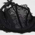 thumbnail image 5 of Varsbaby Sexy Unlined Balconette Demi-Cup Underwire Lace Bra, 5 of 7