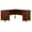 Hansen Cherry, variant on Bush Furniture Somerset 60" L Shaped Desk with Storage, Hansen Cherry